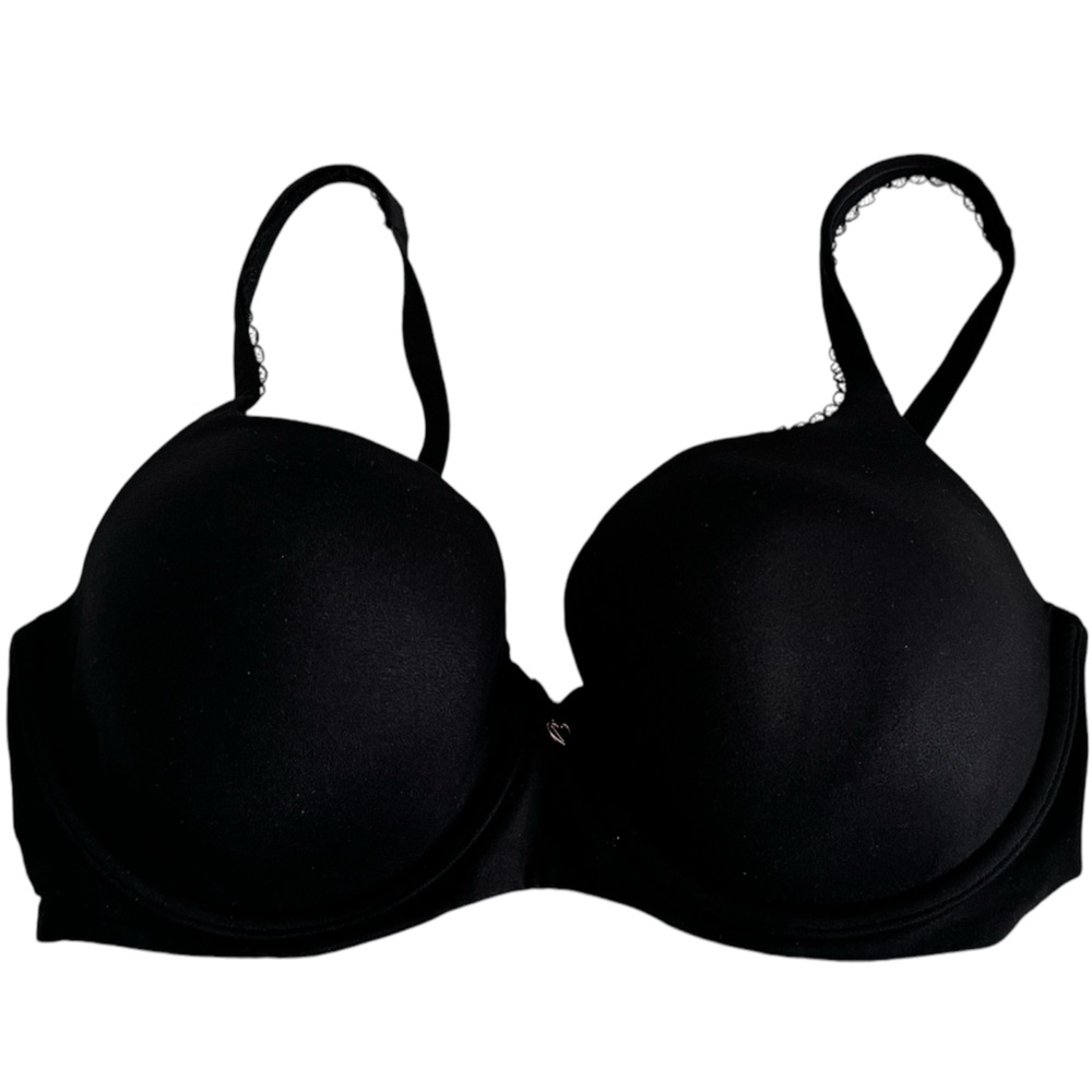 Victoria's Secret 32DDD (F) BODY BY VICTORIA Lightly Lined Smooth Demi Bra Black